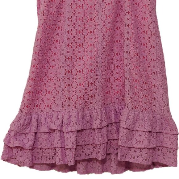 Lilly Pulitzer Franco Strapless Lace Dress in Hyacinth Pink & Petal Pusher Lace - Picture 7 of 10